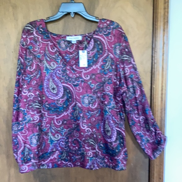 PM PXL Emily Daniels paisley floral print top - Picture 6 of 16